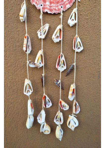 Büyük Boy Yelpaze Deniz Kabuklu Duvar Bahçe Balkon Süsü Rüzgar Çanı Ev Dekor Hediyelik Eşya fiyatları