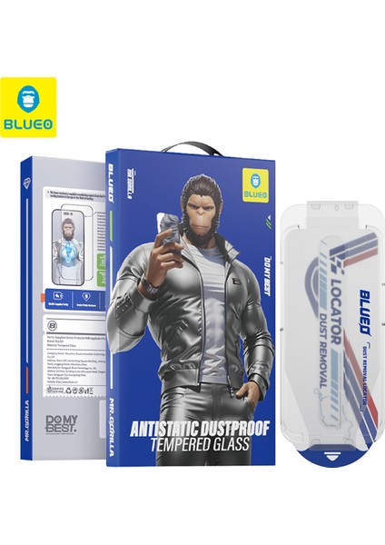 Anti Static App Hd iPhone 17 Air Uyumlu Aparatlı Toz Çizilme Parmak Izi Önleyici Cam Ekran Koruyucu