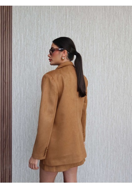 Süet Büstiyer Ceket Takım indirimleri