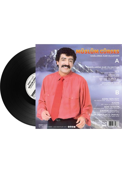 Müslüm Gürses - Dağlarda Kar Olsaydım (Plak) fiyatları