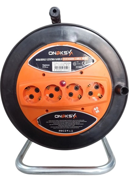 Makaralı Uzatma Kablosu 40 M 3x2,5 Mm²