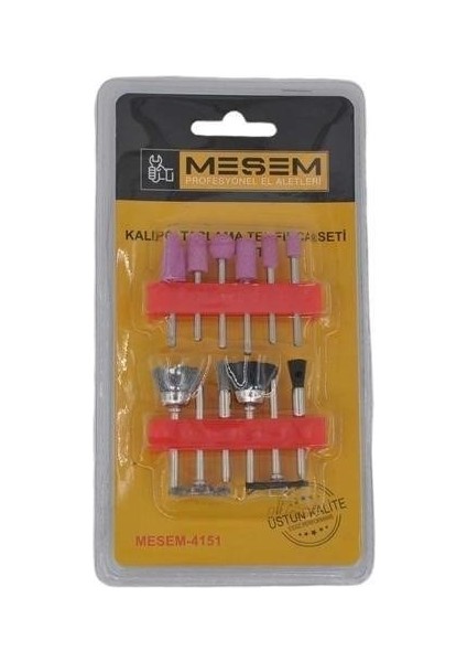 Buffer® 12LI Kalıpçı Taşlama Uçları Seti Tel Fırça Gravür Uçları Seti