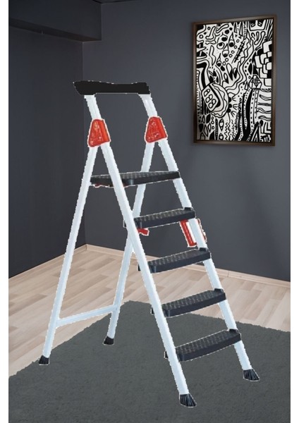 Extreme Plastik Basamaklı Metal Merdiven