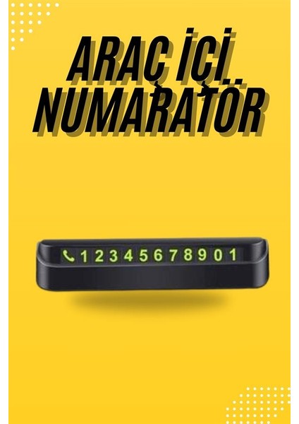 Resveq Araç Park Numaratörü Tüm Araçlara Uyumlu Araba Numaralık fiyatları