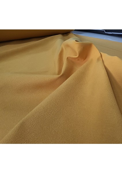 Düz Fon Perde - Sarı - Pilesiz Düz Dikim - SR16