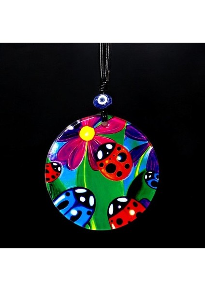 Uğur Böcekli Cam Duvar Dekoru Hediyelik Süs fiyatları