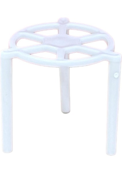 Plastik Pizza Kutusu Destek Ayağı 100 Adet Beyaz Belirtilmemiş 100'LÜ Plastik Tt Imalat