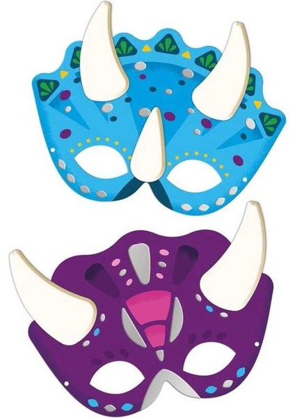 Küçük Sanatçının Etkinlik Seti - Dinozor Maske ve Dövmeleri fırsatları