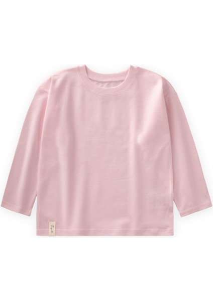 Mevsimlik Basic T-Shırt 2-10 Yaş Pudra Pembe