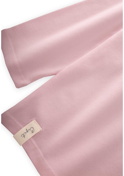 Mevsimlik Basic T-Shırt 2-10 Yaş Pudra Pembe modelleri
