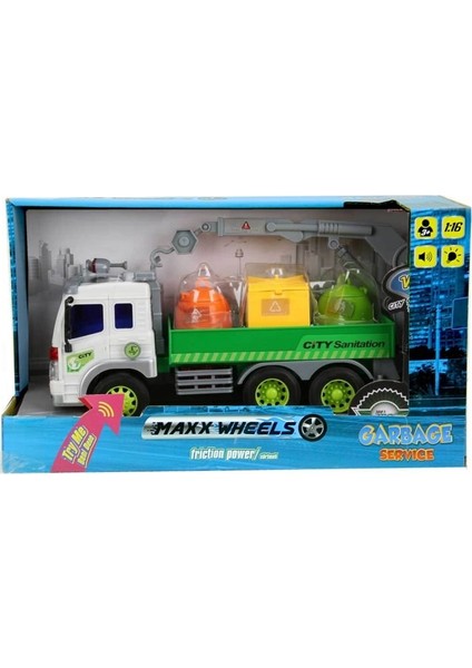 1:16 Sürtmeli Geri Dönüşüm Araçları fırsatları