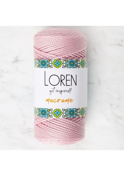 Loren Macrame Toz Pembe El Örgü Ipi - Rm 072 - 34343