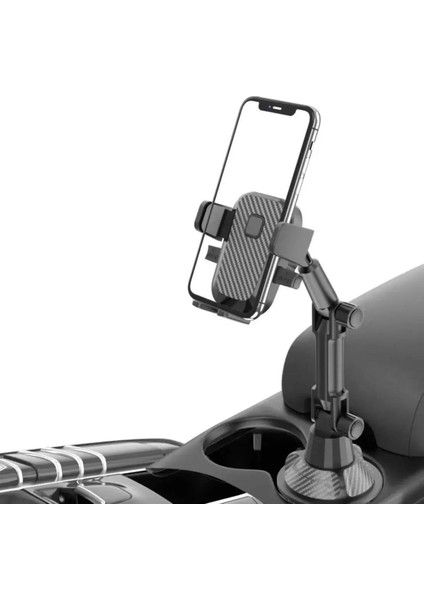 Buffer® Teleskopik Araç Bardak Yerine Giren Telefon Tutucu