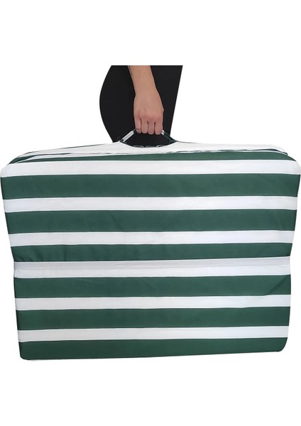 Katlanır Yer Yatağı ve Tek Kişilik Sünger Katlanır Minder Yatak 90X190X10 Cm-Yeşil Beyaz modelleri