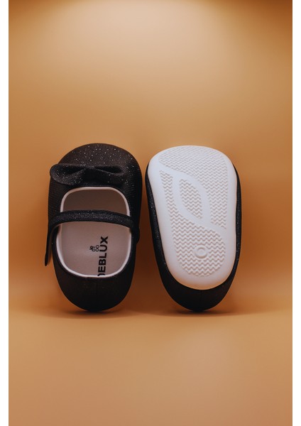 Fiyonklu Simli Mint Yeşili Babet Bebek Ayakkabısı fırsatları