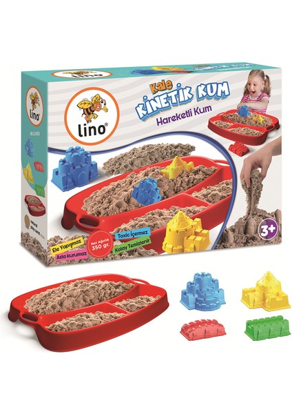 Kinetik Kum Seti - Kalem Temalı (350GR Kum + Tepsi + 4 Kalıp)