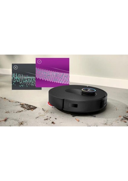 BCRDW3BX Akıllı Robot Süpürge Çöp Istasyonlu Siyah fiyatları