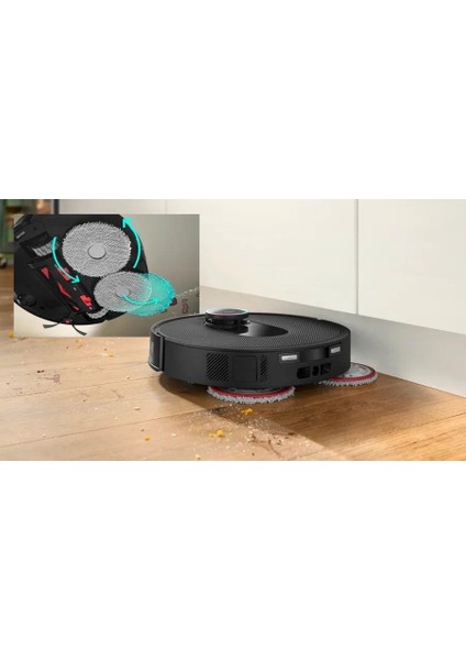 BCRDW3BX Akıllı Robot Süpürge Çöp Istasyonlu Siyah modelleri