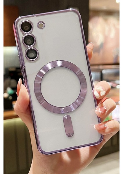 Samsung Galaxy A56 Kılıf Kamera Lens Korumalı Magsafe Şarj Destekli Renkli Yumuşak Kılıf