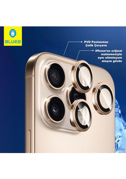 Sapphire iPhone 17 Uyumlu 9 Mohs %99.99 Orijinal Safir Green Titanium Kamera Lens Koruyucu fırsatları