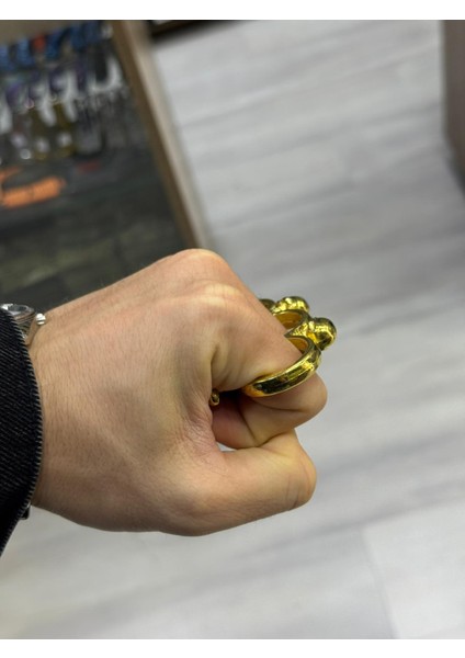 Gold Renk Kurukafa Figürlü Aksesuar Muşta Süs Muşta fiyatları