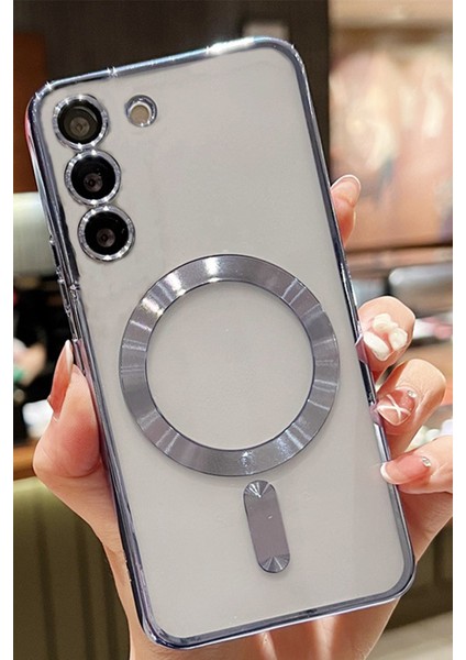 Samsung Galaxy A17 Kılıf Kamera Lens Korumalı Magsafe Şarj Destekli Renkli Yumuşak Kılıf