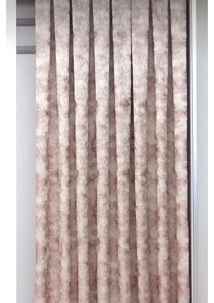 Pudra Istanbul Fon Desen Yeni Sezon Pileli, Kırışmaz, Özel Koleksiyon ( Tek Kanat ) Tül, Perde, modelleri