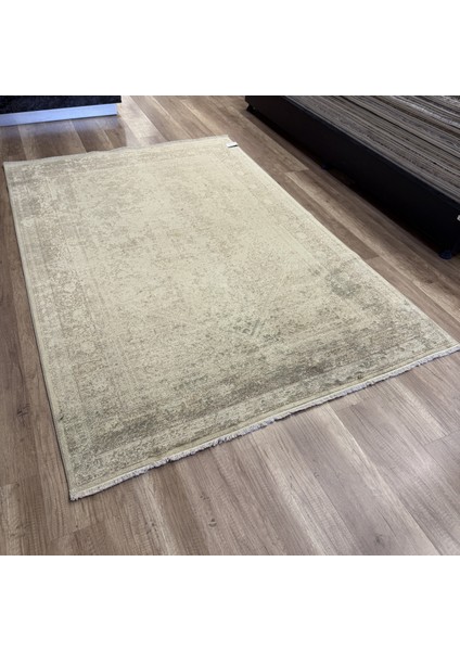 Overdye OVR05 Krem Bej doğal Bambu & Viskon Modern Salon Halısı