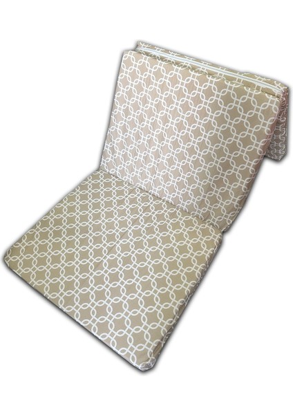 Katlanır Yer Minderi ve Tek Kişilik Süngerli Katlanır Minder 70X180 cm 6 Cm-Krem Zincir fiyatları