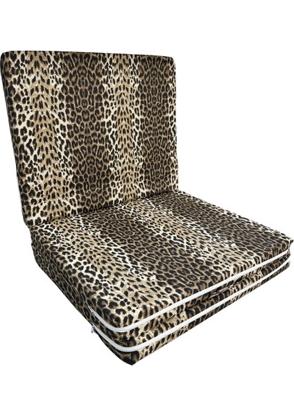 Katlanır Yer Yatağı ve Tek Kişilik Sünger Katlanır Minder Yatak 70X180X6 Cm-Leopar fiyatları