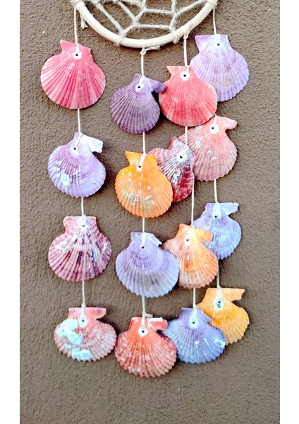 Büyük Boy Dream Catcher Deniz Yıldızlı Deniz Kabuklu Rüya Kapanı Düş Kapanı Ev Dekor Hediyelik Eşya fırsatları