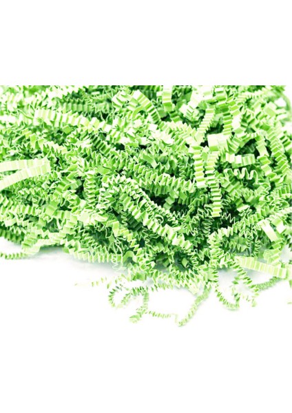 Kırpık Kağıt Zigzag Kesim Fıstık Yeşili 1 kg