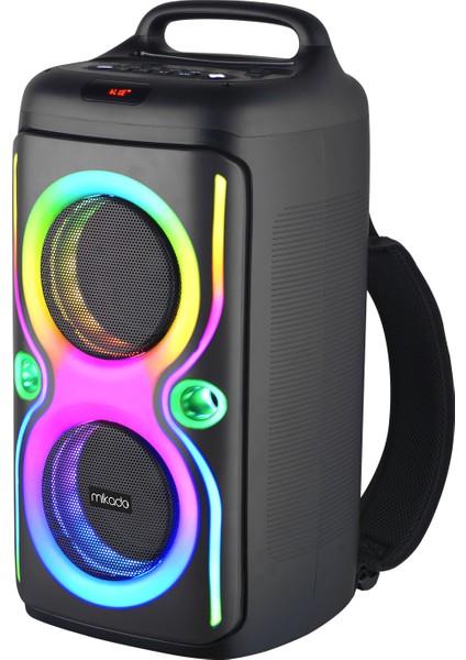 MD-66BT Thunderbag 40W 3600MAH Çanta Taşıma Özellikli Usb/bt/tf/tws Rgb Işıklı Kablosuz Mikrofonlu Toplantı-Parti