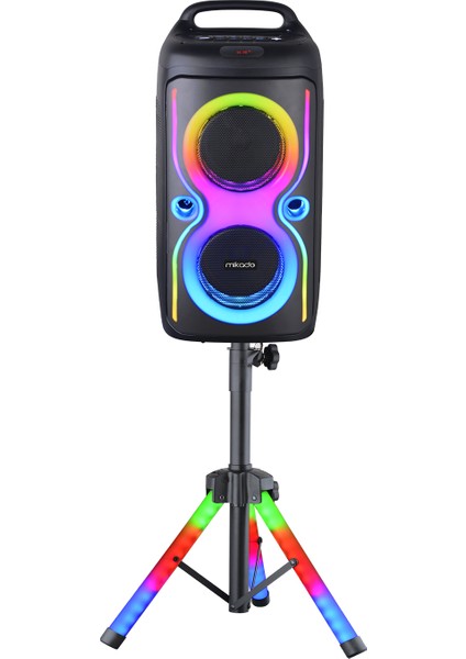 MD-66BT Thunderbag 40W 3600MAH Çanta Taşıma Özellikli Usb/bt/tf/tws Rgb Işıklı Kablosuz Mikrofonlu Toplantı-Parti fiyatları