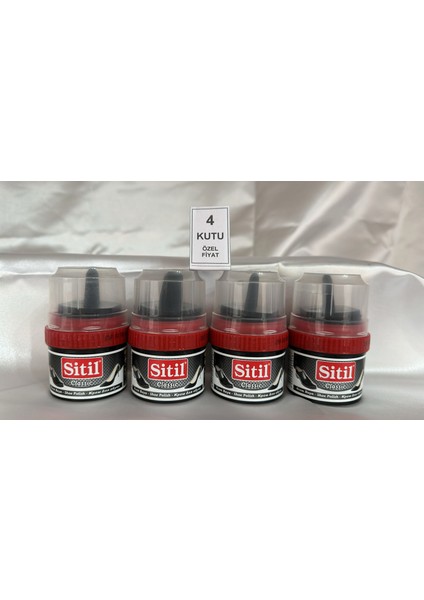 x 4 Adet Siyah Ayakkabı Boyası