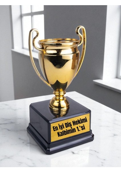 Diş Hekimine Doğum Günü Hediyesi Ödül Şampiyonluk Kupası Özel Hediye