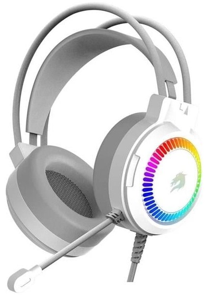 Hammer 7.1 Rainbow Beyaz Gaming Kulaklık H02W