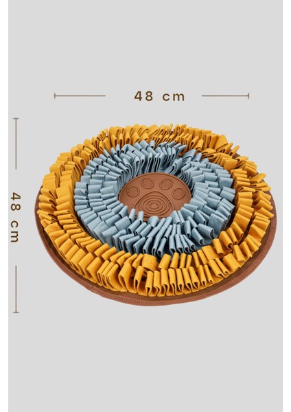 Vantuzlu Snuffle Mat | Snuffle ve Yalama Egzersizi Bir Arada!