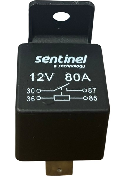 Güç Rölesi 80A 12V 4 Ayaklı 10 Adet Fiyatı (01-007)