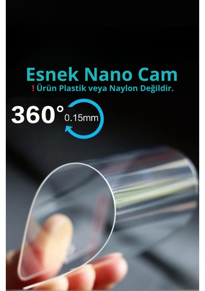 (Nano Cam) iPhone 17 Pro Max Uyumlu Ultra Ince Darbe Korumalı Esnek Nano Mizer Cam Ekran Koruyucu modelleri