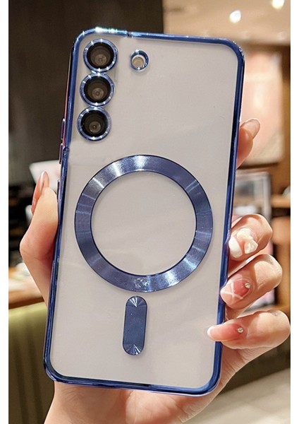 Samsung Galaxy A35 Kılıf Kamera Lens Korumalı Magsafe Şarj Destekli Renkli Yumuşak Kılıf