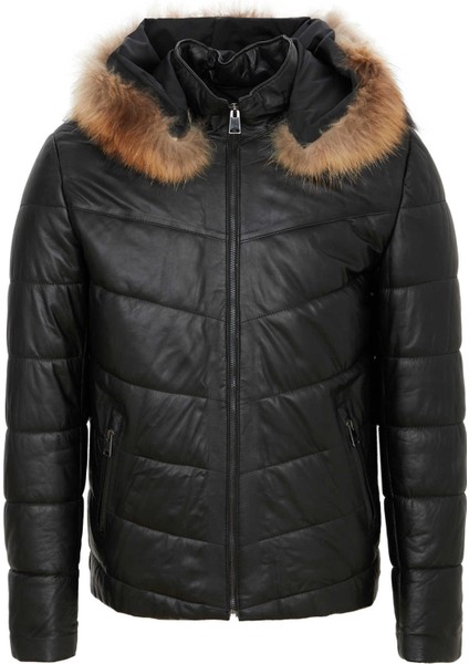 Siyah Hakiki Deri Erkek Hakiki Deri Mont - E23KDM310463-Q3H indirimleri