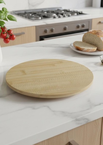 Bambu Döner Stantlı Sunumluk - 28 cm fiyatları