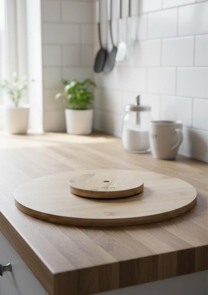 Bambu Döner Stantlı Sunumluk - 28 cm modelleri