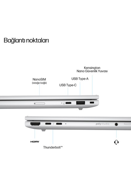 Elitebook 8 Ultra 7-255U 48-Gbddr5 1 Tbssd Intel Graphics 16" Wuxga Windows 11 Pro + Hmf Sırt Çantası C9FG8ETHMF4 fırsatları