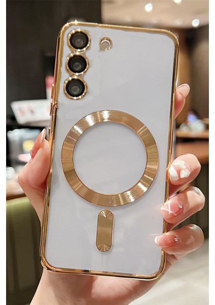 Samsung Galaxy A17 Kılıf Kamera Lens Korumalı Magsafe Şarj Destekli Renkli Yumuşak Kılıf