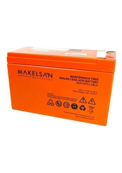 Aku 12V 9AH Bakımsız Kuru Akü