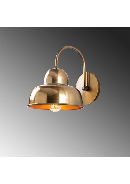 Vintage Dekoratif Duvar Tekli Aplik, Eskitme Gold Metal Sıvama Aydınlatma CAKIR-180VINTAGE fırsatları