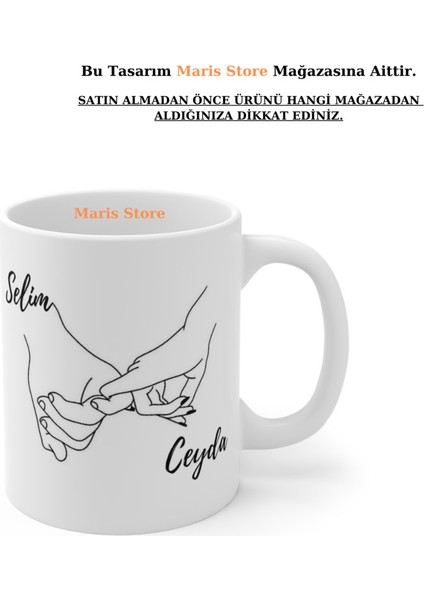 14 Şubat Sevgililer Gününe Özel - Kişiye Özel Isimli Kupa Bardak (2 Adet Gönderilecektir.) modelleri