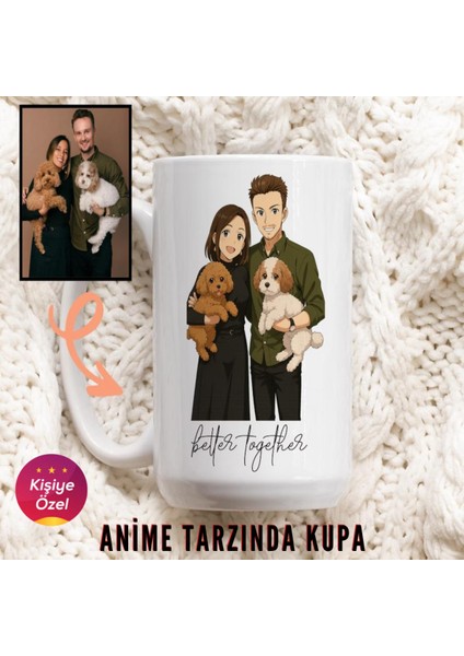 Anime Tarzı Fotoğraf Baskılı Kupa Kişiye Özel Hediyelik Kupa Bardak fiyatları